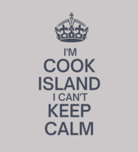 I'm Cook Island I can't keep calm. - Womens Supply Hood Design