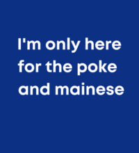 I'm only here for the poke  - Tote Bag Design