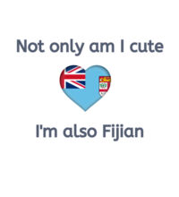 Cute and Fijian - Kids Longsleeve Tee Design