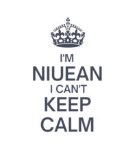 I'm Niuean I can't keep calm. - Womens Crop Tee Design