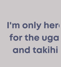 I'm only here for the uga. - Womens Supply Hood Design