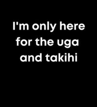 I'm only here for the uga. - Womens Maple Tee Design