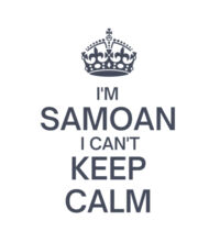 I'm Samoan I can't keep calm. - Tote Bag Design