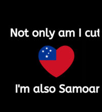 Cute and Samoan - Womens Supply Hood Design