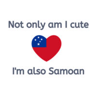 Cute and Samoan - Mens Base Longsleeve Tee Design