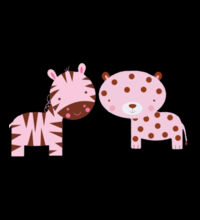 Zebra and Leopard - Kids Supply Hoodie Design