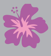 Pink Hibiscus - Womens Premium Crew Design