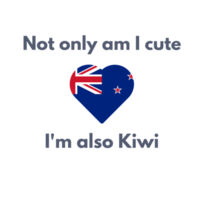 Cute and Kiwi - Kids Longsleeve Tee Design