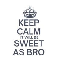 Keep Calm Sweet As - Kids Longsleeve Tee Design