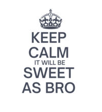 Keep Calm Sweet As - Mens Staple T shirt Design
