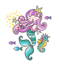 Mermaid Love - Cushion cover Design