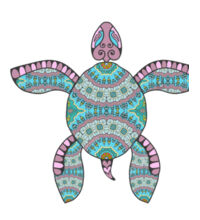 Turquoise Turtle - Mug Design