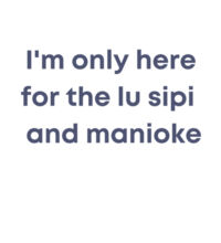 I'm only here for the lu sipi - Kids Longsleeve Tee Design