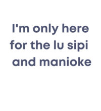 I'm only here for the lu sipi - Mens General Long Sleeve Tee Design