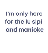 I'm only here for the lu sipi - Mens Lowdown Singlet Design