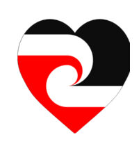 Maori Heart - Womens Crop Tee Design