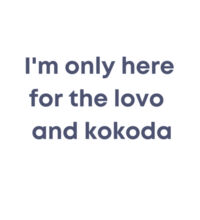 Only here for the lovo - Tote Bag Design