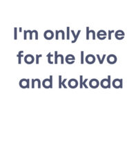 Only here for the lovo - Womens Curve Longsleeve Tee Design