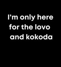 Only here for the lovo - Kids Youth T shirt Design