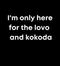 Only here for the lovo - Womens Premium Crew Design