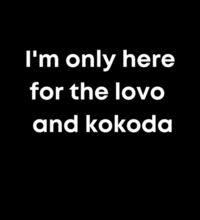 Only here for the lovo - Womens Maple Tee Design