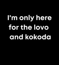 Only here for the lovo - Mens Premium Crew Design