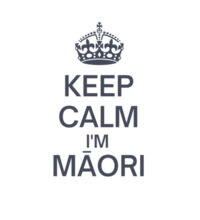 Calm and Maori - Womens Crop Tee Design