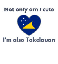 Cute and Tokelauan - Womens Maple Tee Design