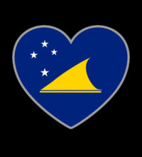 Tokelau Heart  - Womens Premium Crew Design