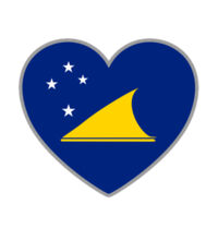 Tokelau Heart  - Mens Lowdown Singlet Design