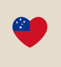 Samoan Heart - Heavy Duty Canvas Tote Bag Design