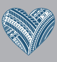 Green Polynesian heart - Kids Supply Crew Design