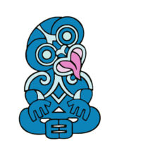 Green Hei Tiki - Tea Towel Design