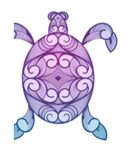 Maori Turtle - Tea Towel Design