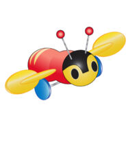 Kiwi Buzzy Bee - Mens Staple T shirt Design