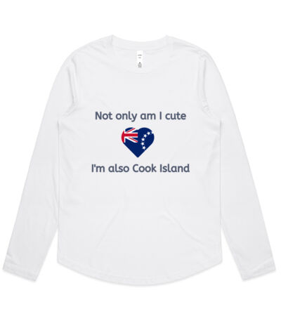 Cute and Cook Island - Womens Curve Longsleeve Tee Thumbnail