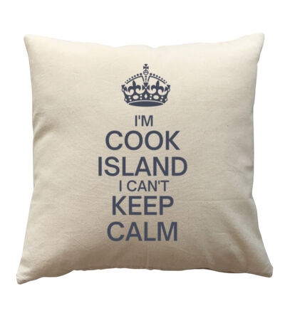 I'm Cook Island I can't keep calm. - Cushion cover Thumbnail