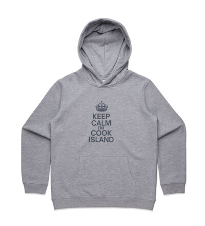 Keep calm I'm Cook Island - Kids Supply Hoodie Thumbnail