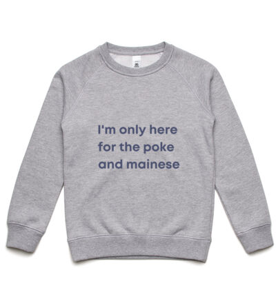 I'm only here for the poke  - Kids Supply Crew Thumbnail