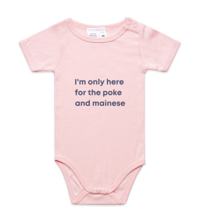 I'm only here for the poke  - Mini-Me One-Piece Thumbnail