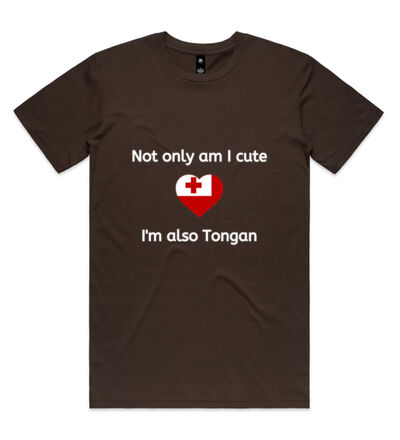 Cute and Tongan - Mens Staple T shirt Thumbnail