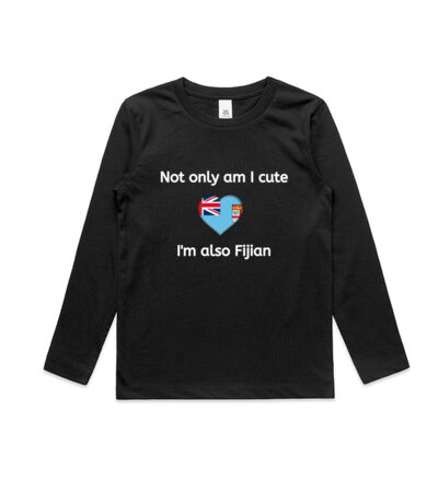 Cute and Fijian - Kids Longsleeve Tee Thumbnail