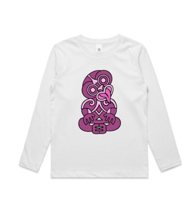 Purple Hei Tki - Kids Longsleeve Tee Thumbnail