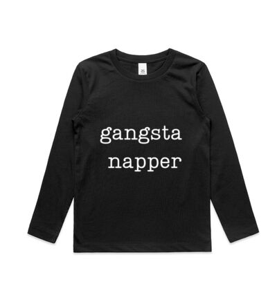 Gangsta Napper - Kids Longsleeve Tee Thumbnail