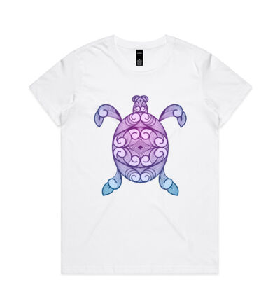 Graded turtle - Womens Maple Tee Thumbnail