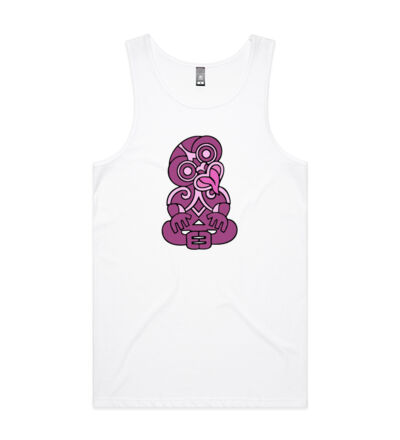 Purple Hei Tiki - Mens Lowdown Singlet Thumbnail