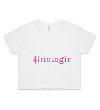 Instagirl - Womens Crop Tee Thumbnail