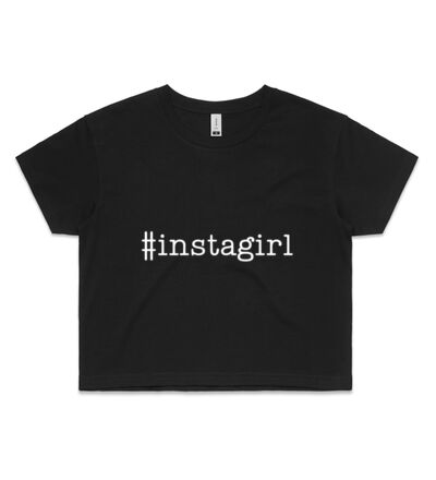 Instagirl - Womens Crop Tee Thumbnail