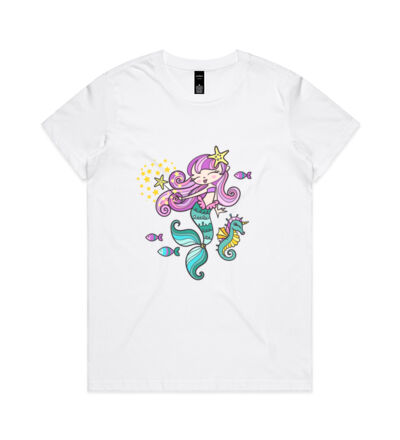 Mermaid Love - Womens Maple Tee Thumbnail