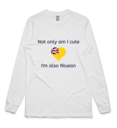 Cute and Niuean - Mens Base Longsleeve Tee Thumbnail